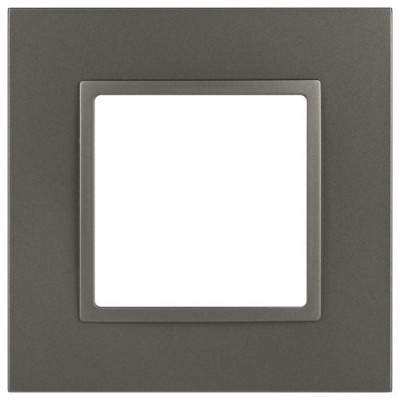 Рамка 1-м Elegance 14-5011-16 Classic для розеток и выключателей титан Эра Б0065823
