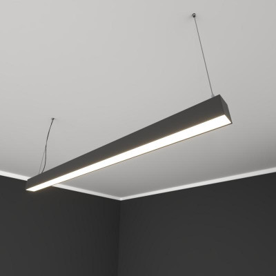 Светильник светодиодный RVE-PLS4955-1940-P 52Вт 4000К 1940х49х55мм линейный подвесной черн. RAL9005 RVElektro RVE00015835