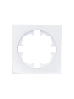 Рамка 1-м OSEN горизонт. квадрат бел. LEZARD 743-0200-146