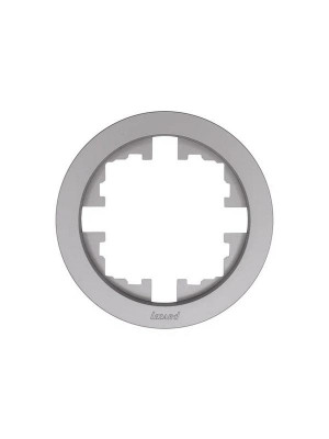 Рамка 1-м OSEN горизонт. круглая сер. матов. LEZARD 744-7400-146