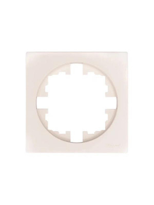 Рамка 1-м OSEN горизонт. квадрат сл. кость LEZARD 743-9000-146