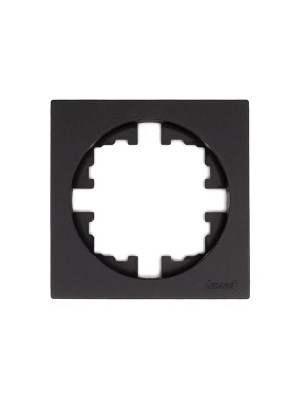 Рамка 1-м OSEN горизонт. квадрат черн. бархат LEZARD 743-4200-146