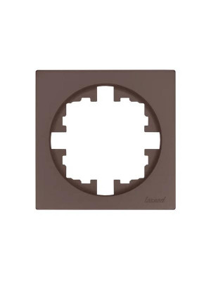Рамка 1-м OSEN горизонт. квадрат шоколад LEZARD 743-7300-146