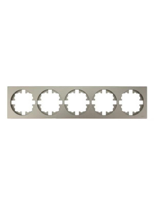 Рамка 5-м OSEN горизонт. квадрат титан LEZARD 743-3700-150