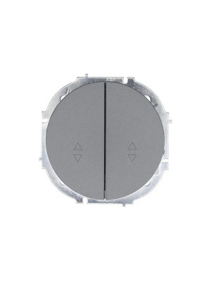 Выключатель проходной 2-кл. СП OSEN 10А IP20 механизм сер. матов.LEZARD 743-7488-106