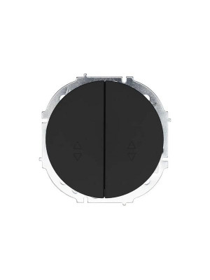 Выключатель проходной 2-кл. СП OSEN 10А IP20 механизм черн. бархат LEZARD 743-4288-106