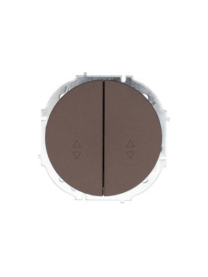 Выключатель проходной 2-кл. СП OSEN 10А IP20 механизм шоколад LEZARD 743-7388-106