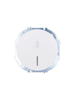 Выключатель проходной 1-кл. СП OSEN 10А IP20 с подсветкой механизм бел. LEZARD 743-0288-114