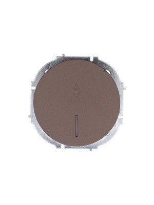 Выключатель проходной 1-кл. СП OSEN 10А IP20 с подсветкой механизм шоколад LEZARD 743-7388-114