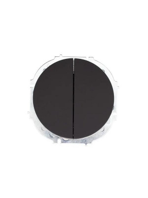 Выключатель 2-кл. СП OSEN 10А IP20 механизм черн. бархат LEZARD 743-4288-101