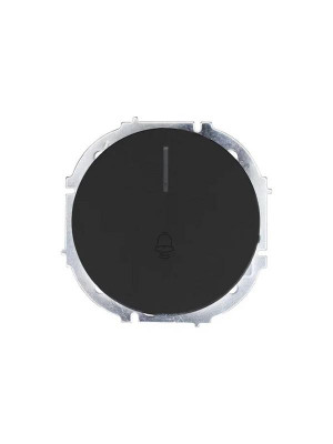 Кнопка звонка СП OSEN с подсветкой механизм черн. бархат LEZARD 743-4288-108