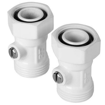 Набор нижнего подключения прямой раздельный 3/4х3/4ЕК бел. Royal Thermo НС-1559434