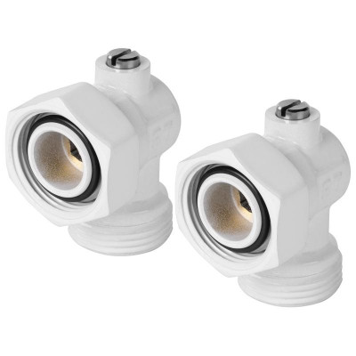 Набор нижнего подключения угловой раздельный 3/4х3/4ЕК бел. Royal Thermo НС-1559436