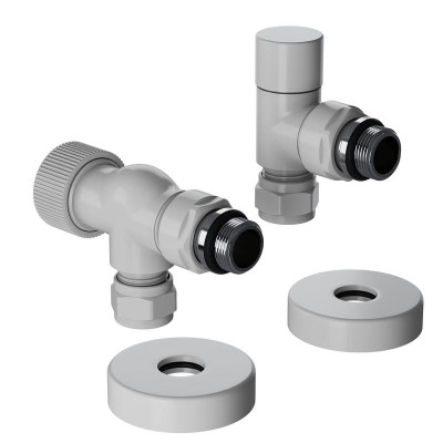 Набор термостатический осевой Design Pro 15мм М30х1.5 бел. Royal Thermo НС-1646642