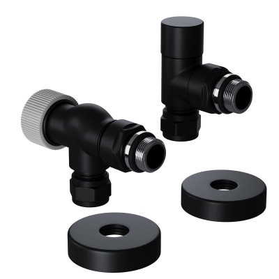 Набор термостатический осевой Design Pro 15мм М30х1.5 черн. Royal Thermo НС-1646644