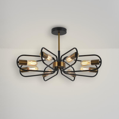 Люстра Svifa 60Вт E27х8 IP20 Freya FR4016PL-08BBZ