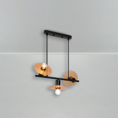 Светильник Ferro 40Вт E27х3 IP20 подвесной Freya FR4009PL-03GB