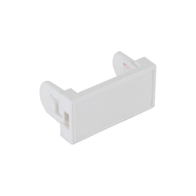 Заглушка 22.5х45мм на 1мод. бел. Datarex DR-513410