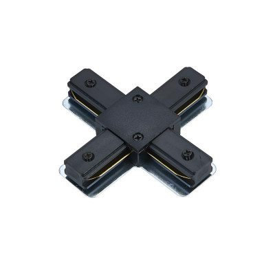 Коннектор X-образный XRB-BL для шинопровода RB черн. IN HOME 4690612060668