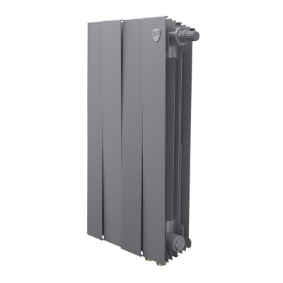 Радиатор PianoForte 500 VDR80 4 секц. биметал. Silver Satin Royal Thermo НС-1506372