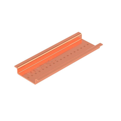 DIN-рейка 35х7.5мм L2000 OMEGA 3 с насечкой медь DKC 02135RCU