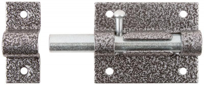 Засов накладной серебр. 66678