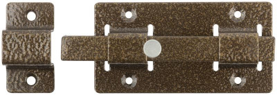 Задвижка накладная усиленная для дверей квадратный ригель бронза 66694