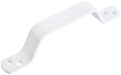 Ручка скоба плоская 85мм бел. 66795