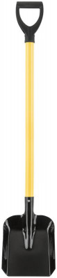 Лопата совковая 220х270х1060мм V-ручка; металлизированный черенок; желт. 77218