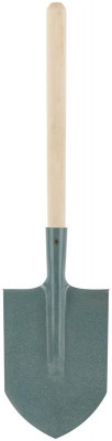 Лопатка туристическая 145х210х580мм с деревянным черенком 77232