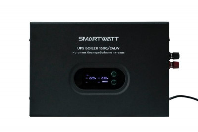 Источник бесперебойного питания для котла отопления UPS BOILER 1500/24LW SmartWatt 3703020770003