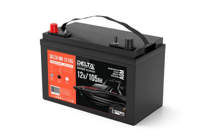 Аккумулятор двойного назначения 12В 105А.ч MR 12105 Delta 3401010500002