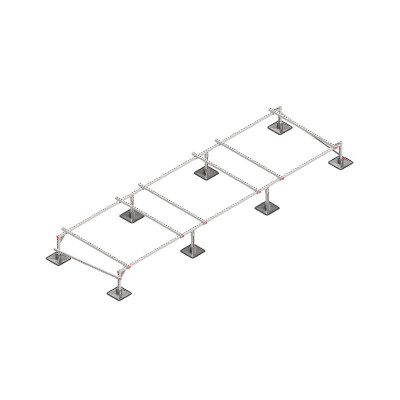 Конструкция опорная для установки оборудования TECHNORAPTOR STEELFOOT 5000х1500 КМ TR0158