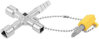 Ключ универсальный для электрошкафов 5в1 двусторон. CrV бита PH2/SL7 FIT 60107