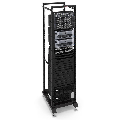 Стойка серверная открытая 37U 533х800х1706мм двухрамная RAL 9004 черн. SYSMATRIX GR 6837.900