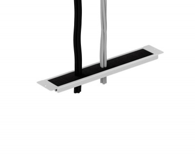 Ввод щеточный кабельный универс. для настен. шкафов серии WP и напольн. шкафов серии SL MR RAL 7035 сер. SYSMATRIX BE 0501.700