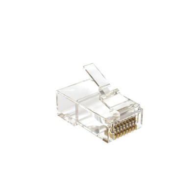 Коннектор RJ45 под витую пару кат.5E неэкранир. универс. (уп.100шт) SYSMATRIX PLUG 8P8C5EU.UW