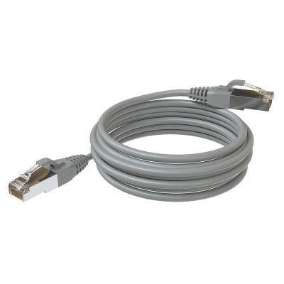 Патч-корд F/UTP кат.5E 2хRJ45 экранир. LSZH 5м сер. SYSMATRIX PC 4545.5ES26.5LSZHGY