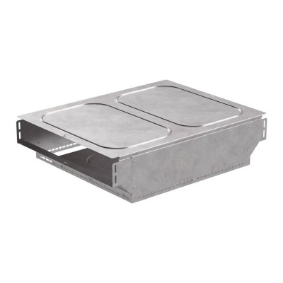 Ответвитель для лотка Т-образ. 600х100 0.7мм Стандарт с крышкой Промрукав PR16.0976