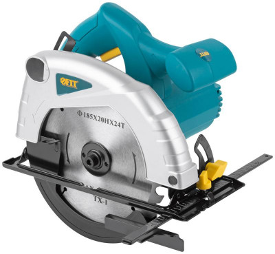 Пила дисковая 1200Вт 4500об/мин 185/20мм железная опора FIT 80403
