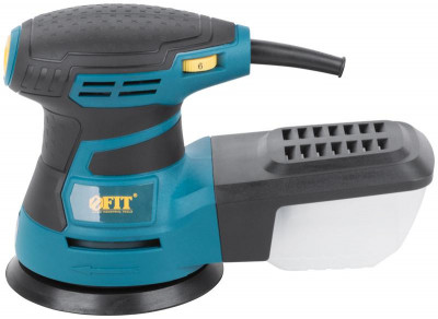 Машина шлифовальная эксцентриковая 350Вт 3000-13000об/мин; 125мм; липучка FIT 80582