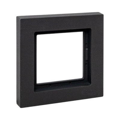Рамка 1-м Эпика IP44 пластик черн. EKF UP1-FPB-01-44