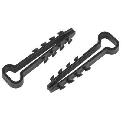 Дюбель-хомут 6-12мм для плоского кабеля NO-225-209 черн. (уп.50шт) Эра Б0066281