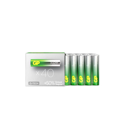 Элемент питания алкалиновый AAA/LR03 1.5В Super Alkaline G-Tech 24AA21-2CRSWC40 180/720 (уп.40шт) GP 1215