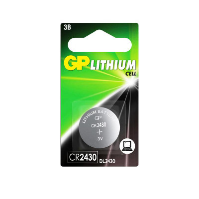 Элемент питания литиевый CR2430 CR2430-2C1 10/600 GP 11046