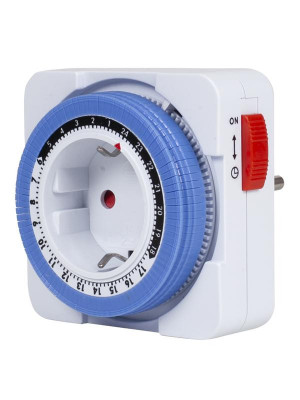 Розетка 16А с таймером 15мин 24ч RUCELF TM-15-24R