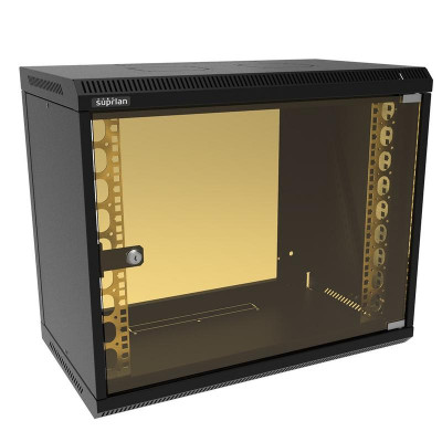 Шкаф телекоммуникационный настенный ТВЛ-9U-600-350-СР-9005 SUPRLAN 05-1090-B