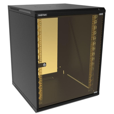 Шкаф телекоммуникационный настенный ТВЛ-15U-600-600-СР-9005 SUPRLAN 05-1506-B