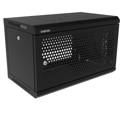 Шкаф телекоммуникационный настенный ТВС-6U-600-350-ПР-9005 SUPRLAN 05-2062-B