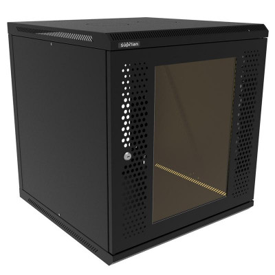 Шкаф телекоммуникационный настенный ТВС-12U-600-600-С+П-9005 SUPRLAN 05-2129-B